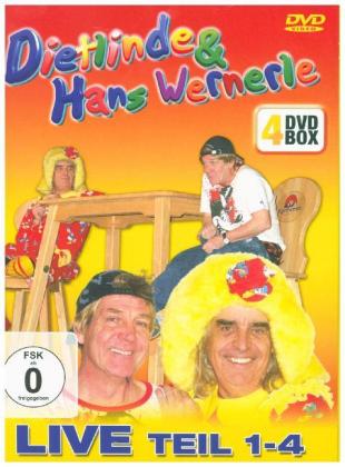 Dietlinde & Hans Wernerle - Live, 4 DVDs 