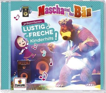 Mascha & der Bär präsentieren lustig-freche Kinderhits, 1 Audio-CD, 1 Audio-CD