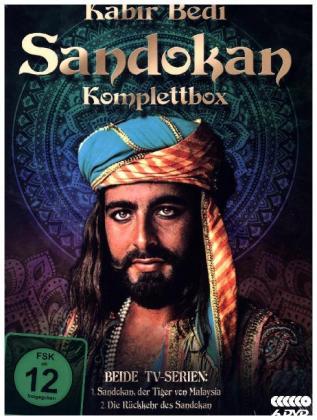 Sandokan - Komplettbox, 6 DVD 