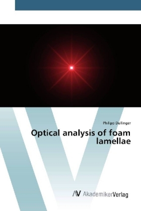 Optical analysis of foam lamellae 