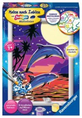 Ravensburger Malen nach Zahlen 27845 - Delfine - Kinder ab 7 Jahren