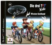 Die drei ??? Kids - Mission Goldhund, 1 Audio-CD