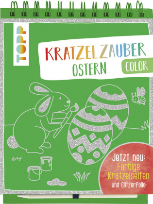 Kratzelzauber Color Ostern, m. Holzstift