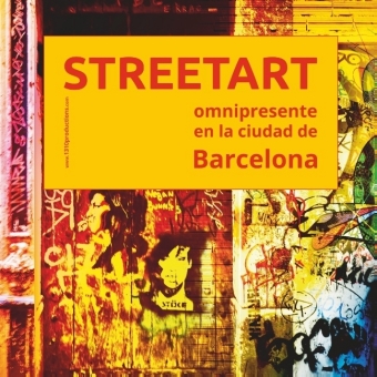 Streetart omnipresente en la ciudad de Barcelona 