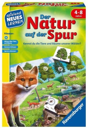 Ravensburger 25041 - Der Natur auf der Spur - Spielen und Lernen für Kinder, Lernspiel für Kinder von 4-8 Jahren, Spiele