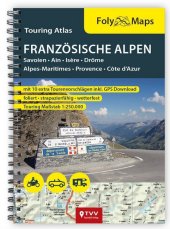 FolyMaps Touring Atlas Französische Alpen 1 : 250.000