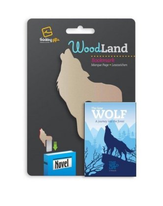 Woodland Lesezeichen Wolf