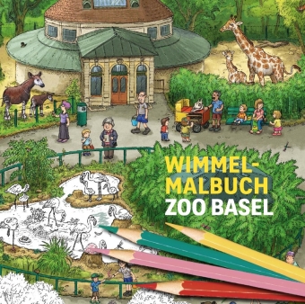 Wimmel-Malbuch: Zoo Basel 