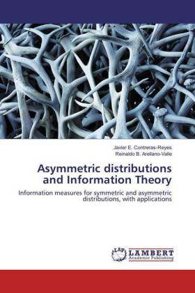 Asymmetric distributions and Information Theory 