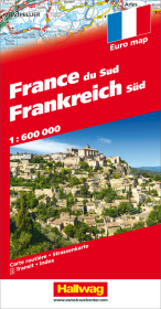 Hallwag Straßenkarte Frankreich Süd 1:600 000