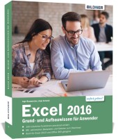 Excel 2016 - Grund- und Aufbauwissen für Anwender Cover