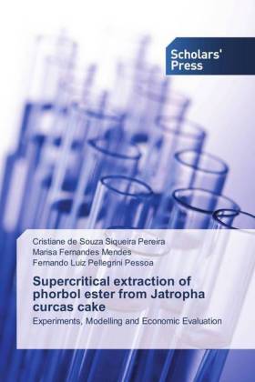 Supercritical extraction of phorbol ester from Jatropha curcas cake 