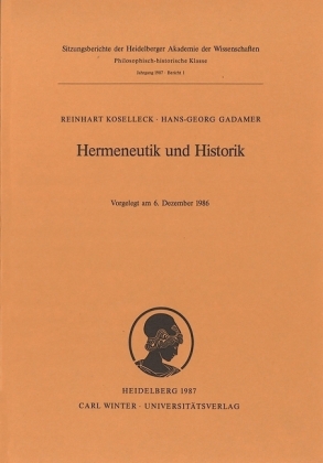 Hermeneutik und Historik 