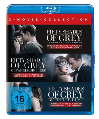 Fifty Shades of Grey - 3 Movie - Collection, 3 Blu-ray 