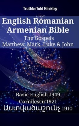 English Romanian Danish Bible The Gospels Matthew Mark - 