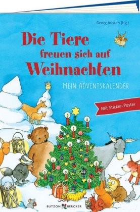 Die Tiere freuen sich auf Weihnachten 