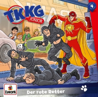 TKKG Junior - Der rote Retter, 1 Audio-CD, 1 Audio-CD