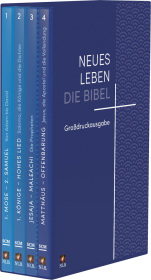 Neues Leben. Die Bibel, Großdruckausgabe in 4 Bänden Cover
