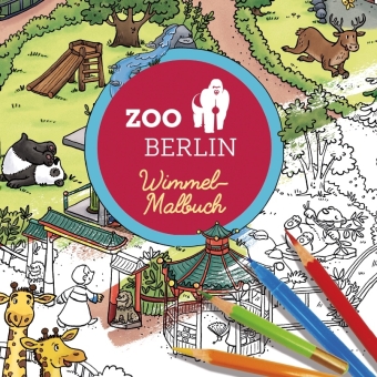 Zoo Berlin Wimmel-Malbuch