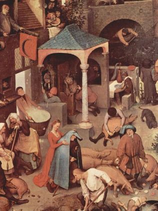 Pieter Bruegel d. Ä. - Die niederländischen Sprichwörter, Detail - 500 Teile (Puzzle) 