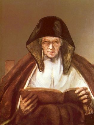 Rembrandt Harmensz. van Rijn - Alte Frau, lesend - 500 Teile (Puzzle) 