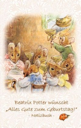 Beatrix Potter wünscht "Alles Gute zum Geburtstag!" Notizbuch ( Peter Hase ) 