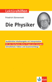 Lektürehilfen Friedrich Dürrenmatt 'Die Physiker'