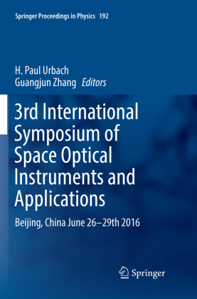 3rd International Symposium of Space Optical Instruments and Applications 