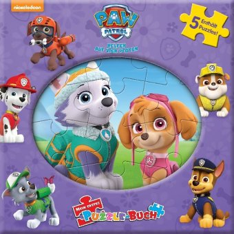 Paw Patrol Mädchen, Mein erstes Puzzle-Buch 