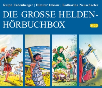 Die große Helden-Hörbuchbox, 8 Audio-CD 