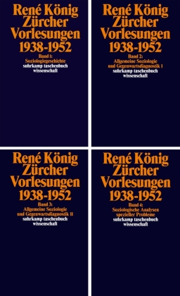 Zürcher Vorlesungen (1938-1952), 4 Teile