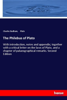 The Philebus of Plato 