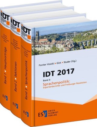 IDT 2017Band 1, 2 und 3 als Gesamtpaket, 3 Teile 