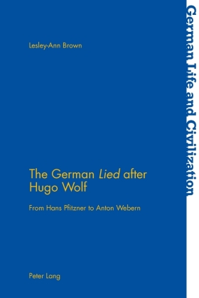 The German "Lied" after Hugo Wolf 