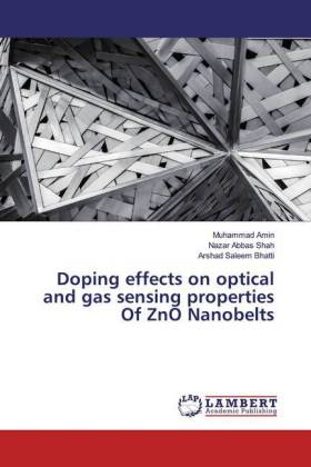 Doping effects on optical and gas sensing properties Of ZnO Nanobelts 