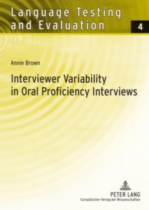 Interviewer Variability in Oral Proficiency Interviews 