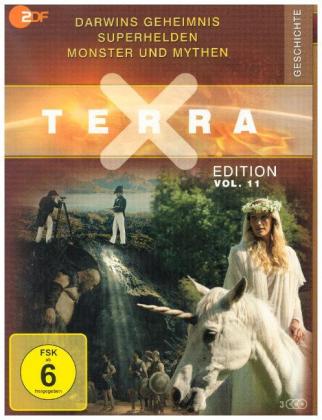 Terra X - Edition: Darwins Geheimnis / Superhelden / Monster und Mythen, 3 DVDs