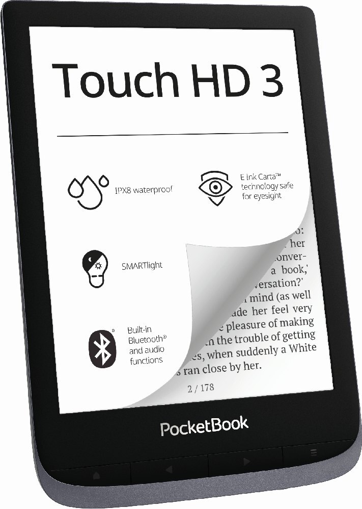 Pocketbook Touch HD 3 metallic grey, E-Book Reader