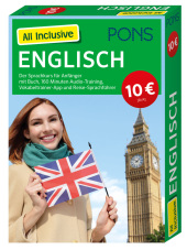 PONS All Inclusive Englisch, m. 3 Audio+MP3-CDs Cover