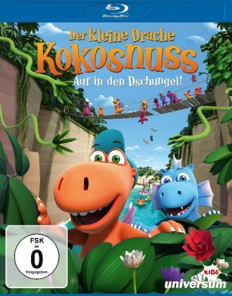 Der kleine Drache Kokosnuss - Auf in den Dschungel!, 1 Blu-ray 