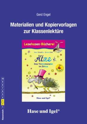 Materialien und Kopiervorlagen zur Klassenlektüre: Ätze, das Tintenmonster im Zirkus / Silbenhilfe 