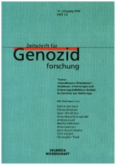 Zeitschrift für Genozidforschung. 17. Jg. 2019 Heft 1/2