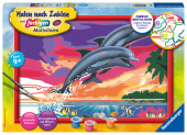 Ravensburger Malen nach Zahlen 28907 - Welt der Delfine - Kinder ab 9 Jahren