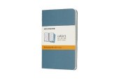 Moleskine Cahier Notizhefte Liniert, Pocket, A6, Kartoneinband, 3er Set, Lebhaftes Blau