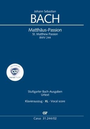 Matthäus-Passion (Klavierauszug XL) 