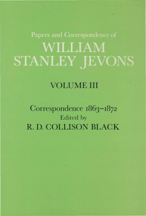 Papers and Correspondence of William Stanley Jevons 