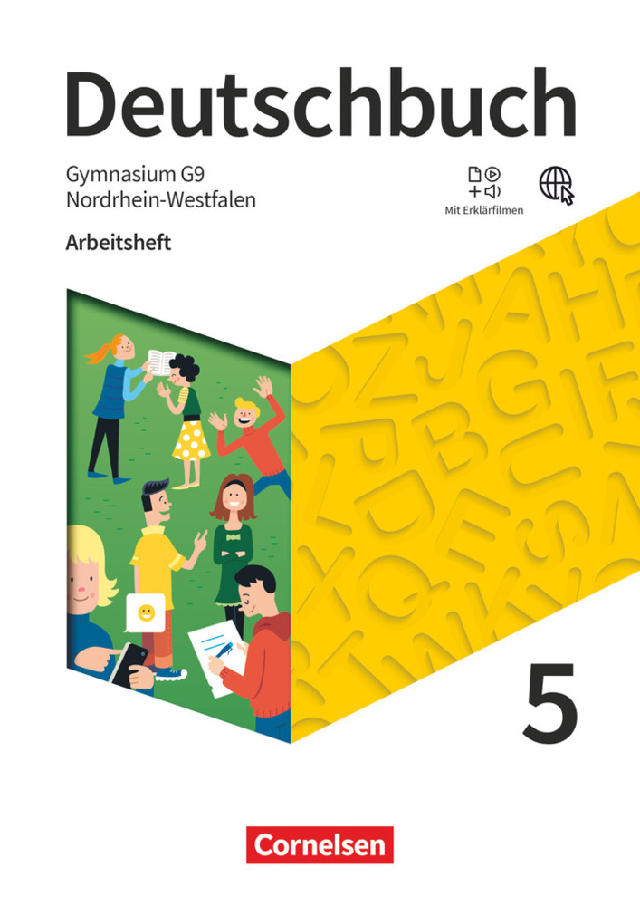 Deutschbuch Gymnasium G9, Ausgabe Nordrhein-Westfalen 2019, Deutschbuch Gymnasium - Nordrhein-Westfalen - Neue Ausgabe - 5. Schuljahr