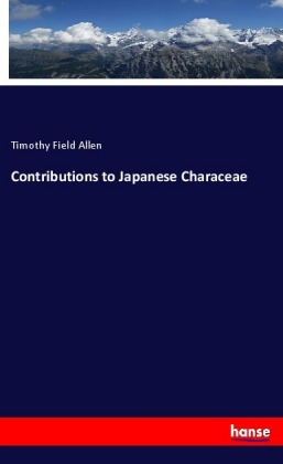 Contributions to Japanese Characeae 