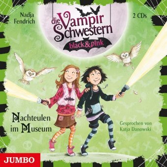 Die Vampirschwestern black & pink - Nachteulen im Museum, 2 Audio-CDs