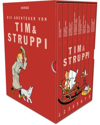Die Abenteuer von Tim und Struppi, 8 Bde.